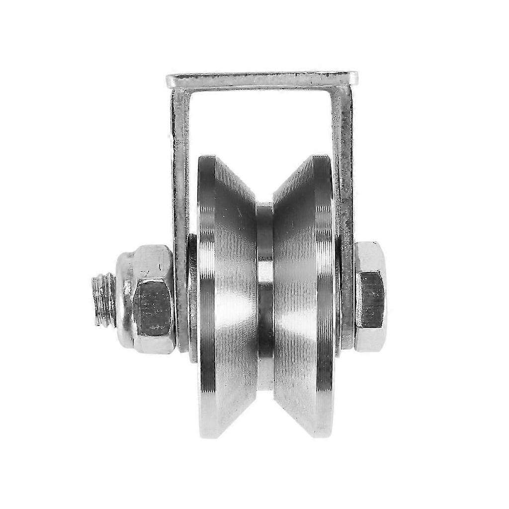 Stainless steel track wheel pulley