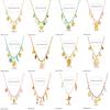 Ocean Themed Necklace for Women Starfish Shell Turtle Pendant Trendy Sea Creature Charm Jewelry