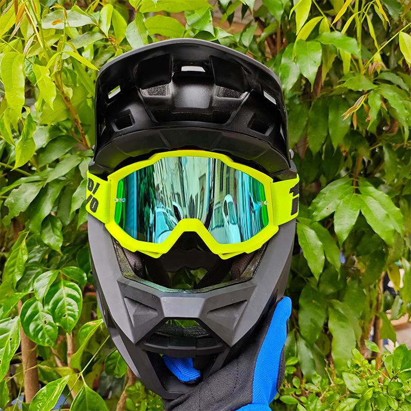 Motorradbrille mit Fahrermaske für Outdoor-Sportarten, UV-Schutz