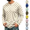 Men's Corduroy Long Sleeve Neck Top for Casual Everyday Wear