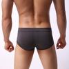 Men Underpants Contrast Color Slim Fit Sweat Absorption Wear-resistant Men Briefs for Inside Wear