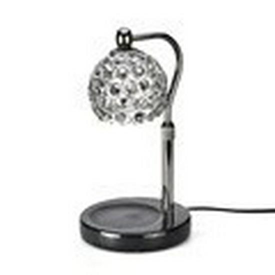 Elegant Dimmable Marble Aroma Wax Melter - Smokeless Essential Oil Candle Lamp for Bedroom Ambiance