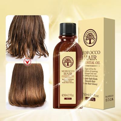 LAIKOU Morocco Argan Oil Hair Care Repair Dry Damaged Treatment 60ml for Dry Hair Types Multi-functional Argan Hair Care Products for Woman