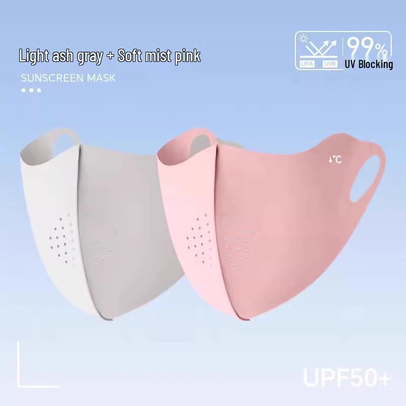 2025 Unisex 3D Ice Silk Sunscreen Mask: High-Value, UV-Protective, Breathable Summer Face Cover