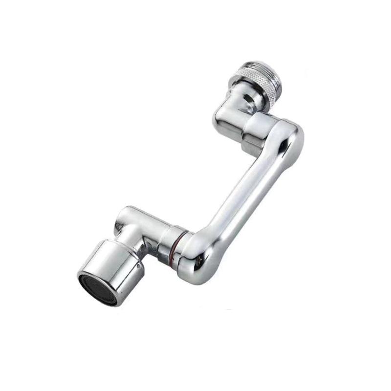 1pc Kitchen Faucet Interface Mechanical Arm Faucet Universal Rotary Faucet Aerator, Rotary Joint Splash Proof Faucet Extender