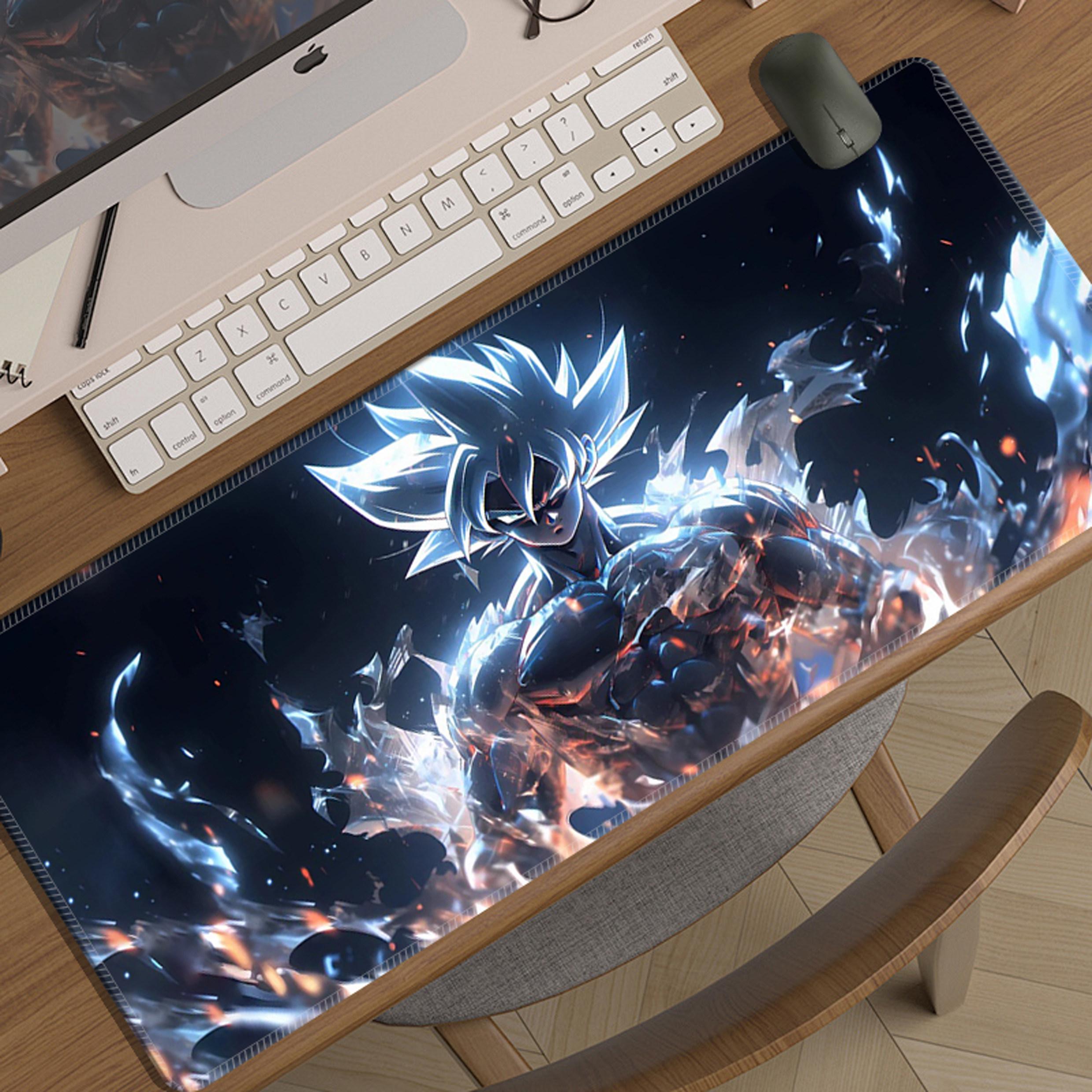 

Positioned Dragon Ball Leather Mouse Pad Boy Two-dimensional E-sports Game Computer Keyboard Pad Student Desk Pad Cartoon 30x60x0.2cm