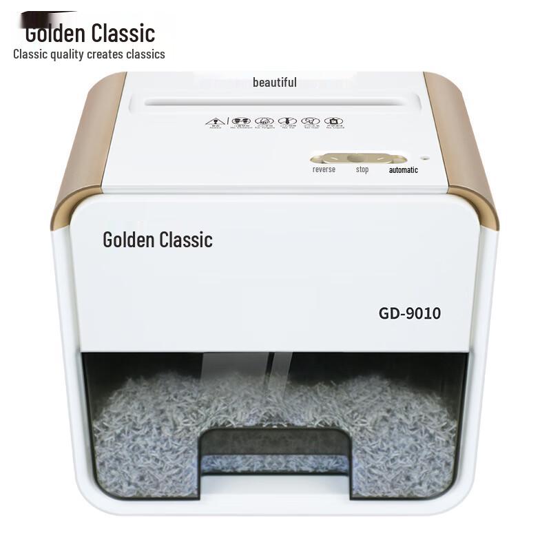 Golden GD-9010 High-Security Micro-Cut Mini Paper Shredder CN Plug (adapter Included)