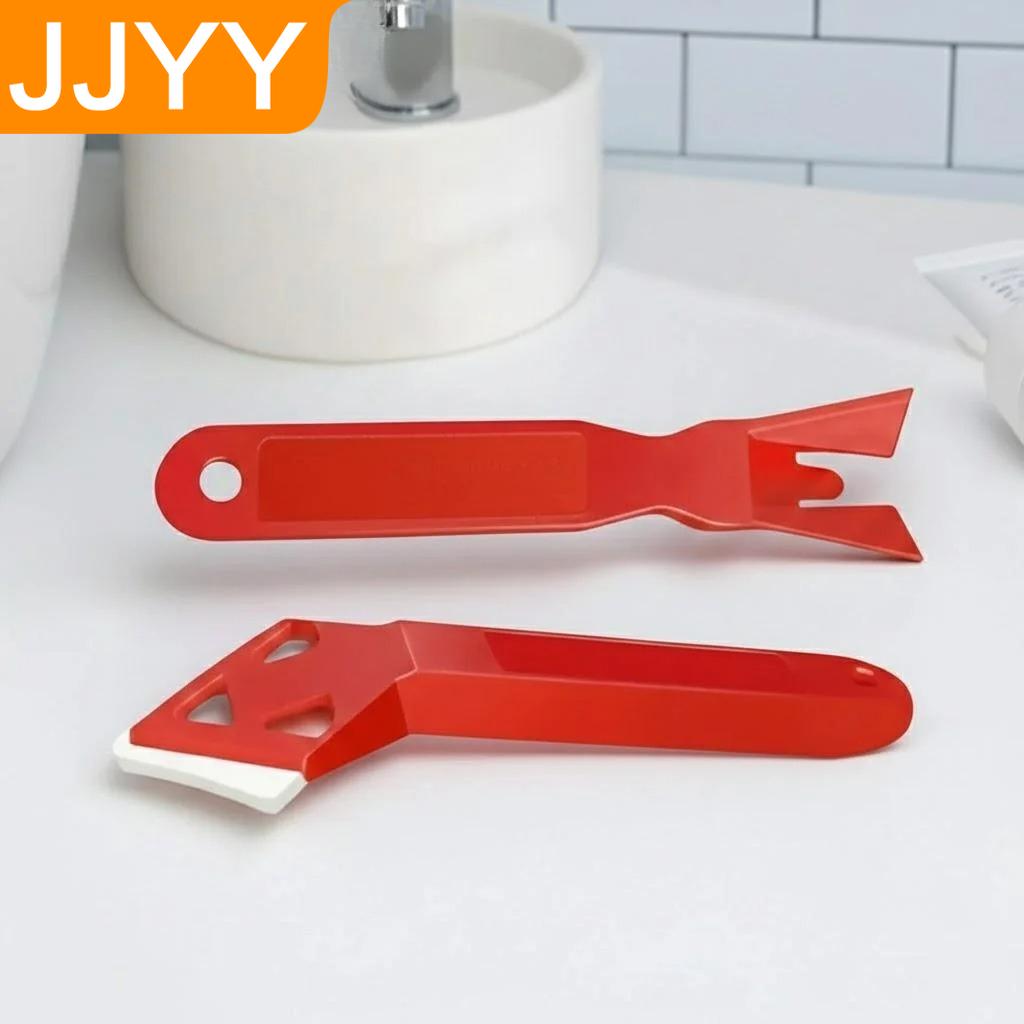 2Pcs Negative Angle Scraper Rubber Shovel Blade Set Residual Paint Removal Window Gap Joints Cleaning Tool