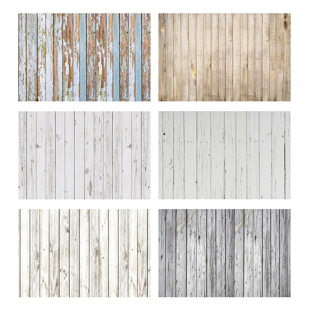 120*80cm/100*70cm Wooden Board Floor Wallpaper Photography Backdrop Kid/Baby Photobooth Prop Studio Background
