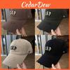 Cotton Baseball Cap With Embroidered Letters Adjustable Sun Protection For Casual Men Women