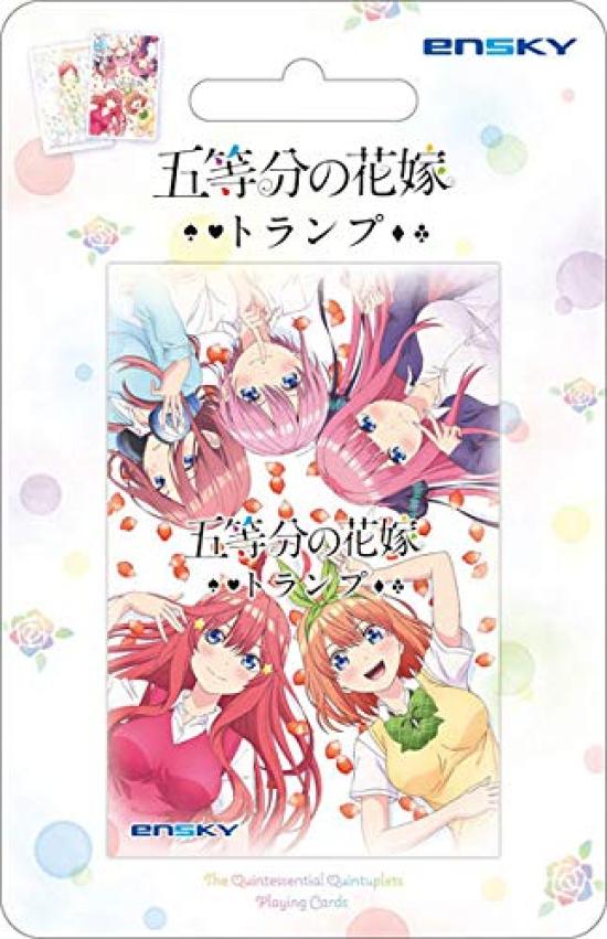 Ensky Quintessential Quintuplets Playing Cards Card W58 x H89mm - Size