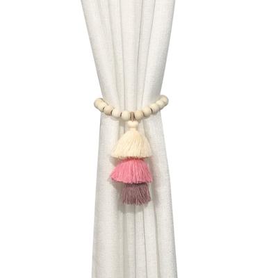 Holzperlen-Vorhangbänder Hochfeste Magnetische Anziehungskraft Magnetischer Stoff-Aufbewahrungsgurt Vorhänge Magnetische Schnalle Heimtextilien