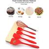 5-Piece Silicone Kitchen Utensil Set, Non-Stick Heat-Resistant Baking & Cooking Tools with Whisk