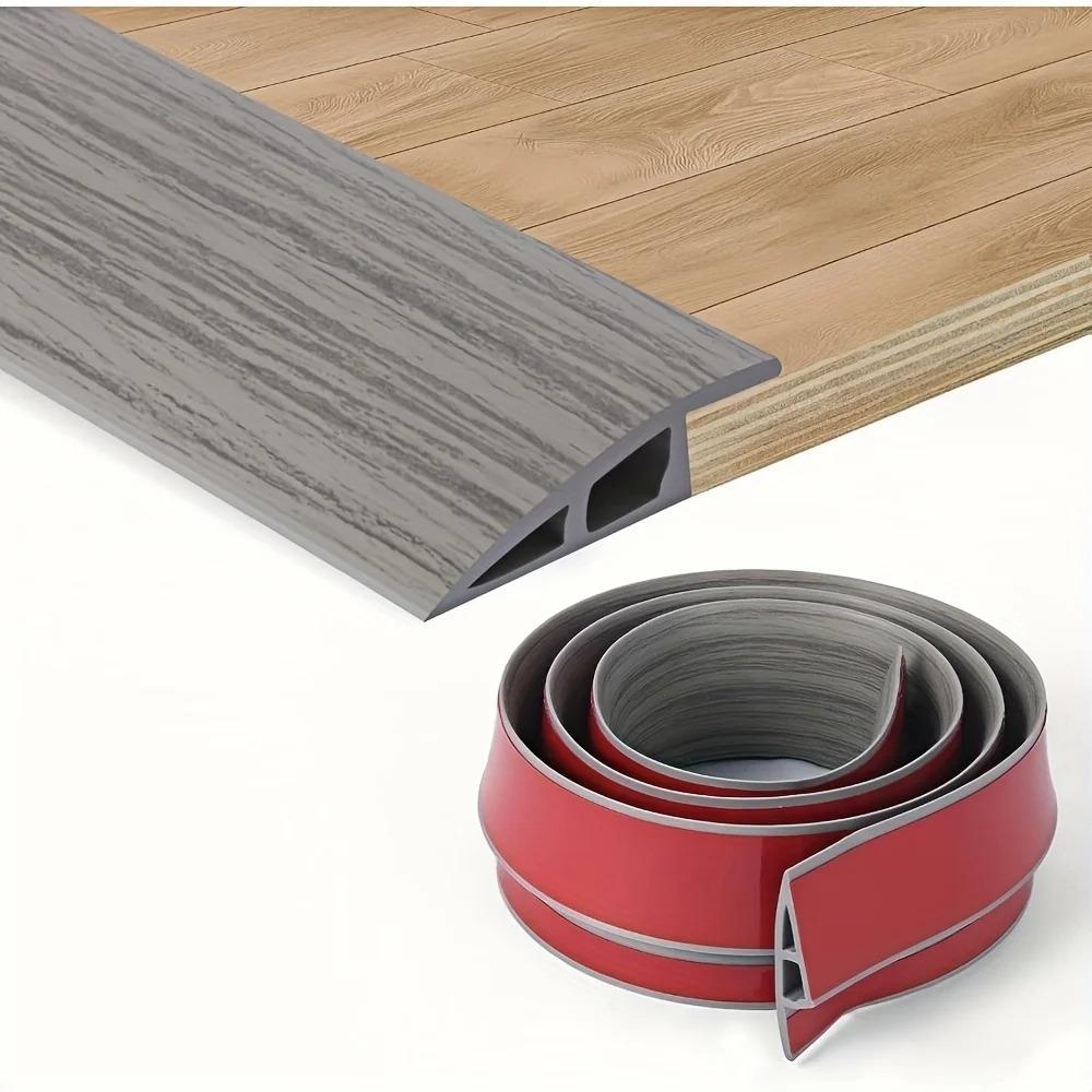 1 pezzo 1/2m Striscia di transizione per pavimenti Striscia di transizione per pavimenti impermeabile Rampa soglia antiscivolo in PVC per porte Piastrelle per moquette