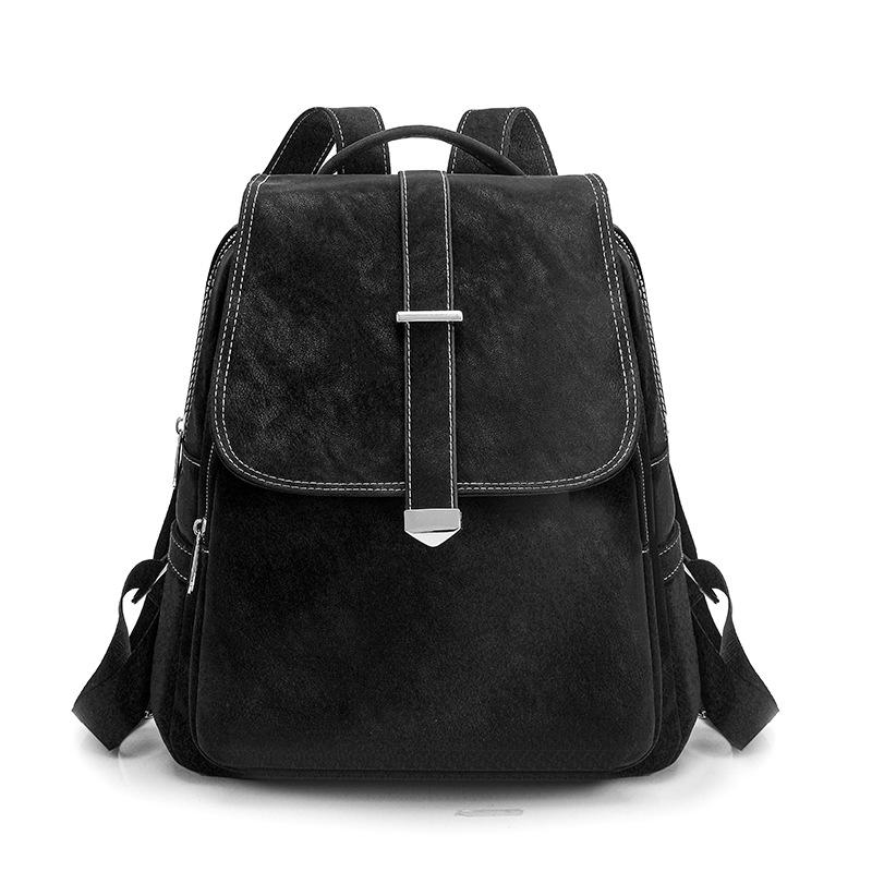 Женский рюкзак против кражи Многофункциональная наплечная сумка чёрный