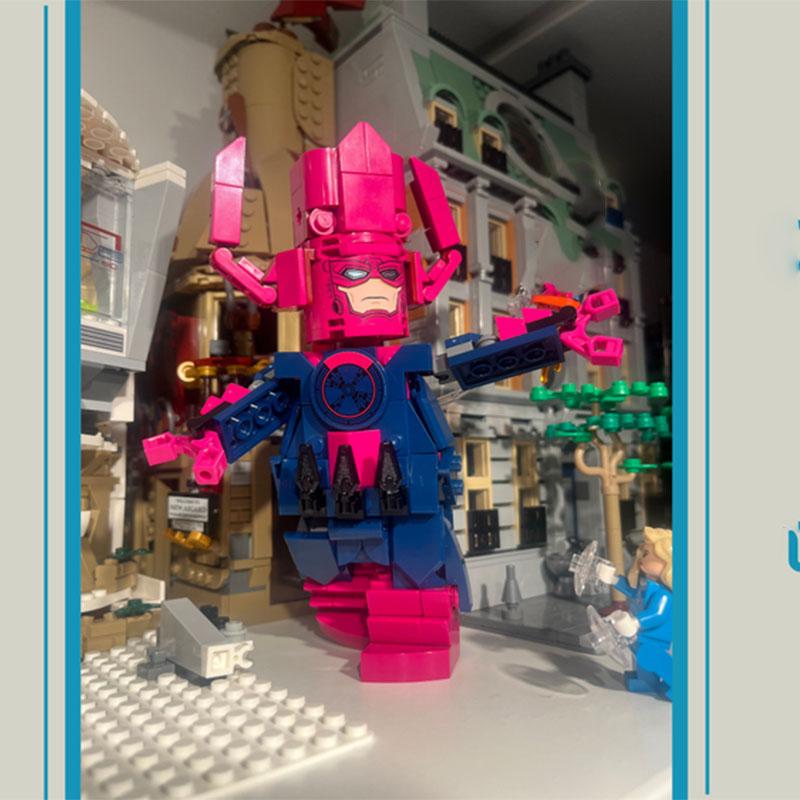 227 ks Moc Superhrdinové Film Komiksové Modely Galactus BrickFig Sestavitelná Stavebnice DIY Kreativní Sestavovací Kostky Hračka Dárek