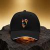 Abstract Color-Block Face Eye Hat Unisex Printed Baseball Cap Sandwich Duckbill Cap Sports Hat Suitable for Daily Commute And Tr