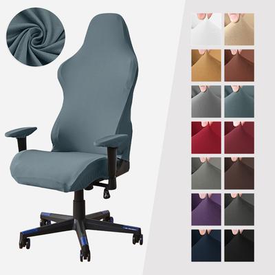 Milk Silk Gaming Chair Cover Stretch Chair Cover Comfortable Covers For Gaming Chair Washable Breathable For Home Bedroom Decor