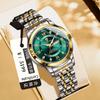 Binbang Quartz Movement Waterproof Luminous Business Fashion Double Calendar Diamond Steel Belt Butterfly Buckle Men's Watch