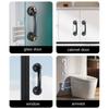 Non-Drilling Suction Cup Handle Reusable Anti-Slip Glass Door Handle Strong Suction Cabinet Door Knobs Furniture Hardware