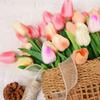 10Pcs Silk Flower Simulated Tulip Flower Creative Artificial Tulip Flowers  Party Decor