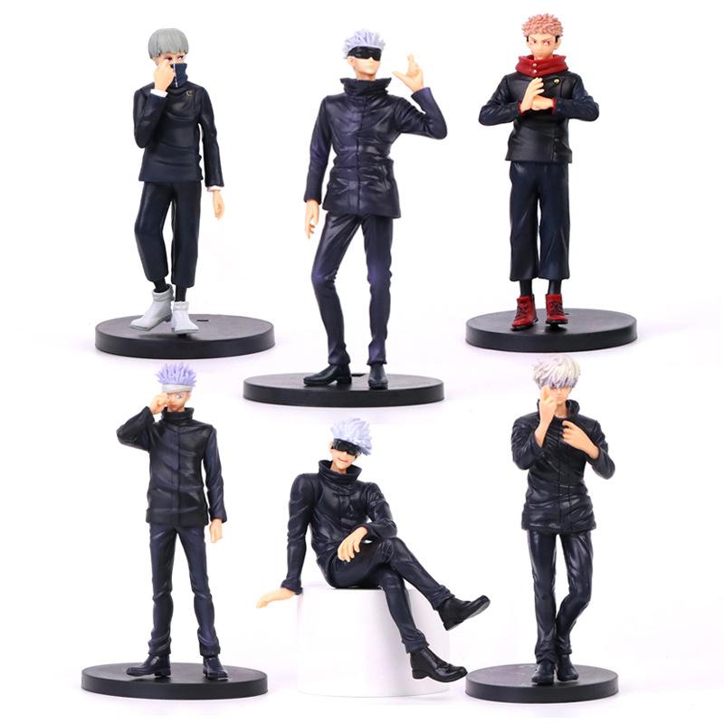 Jujutsu Kaisen Cute Yuji Itadori Gojo Satoru Q Ver. PVC Action Figures Anime Figure Model Toys Collection Doll Gift