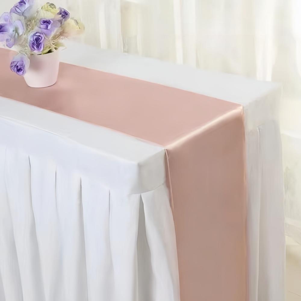 5pcs 30x275cm Satin Table Runner Wedding Decoration For Modern Birthday Party Hotel Show Banquet Luxury Design Nice Pattern