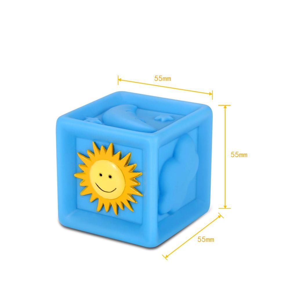 Bemixc Sound Building Baby Toy for Girls and Soft Educational Baby Shower Birthday Gift Blocks, 10-Piece Set, Boys, Newborn, Toy, Gift,