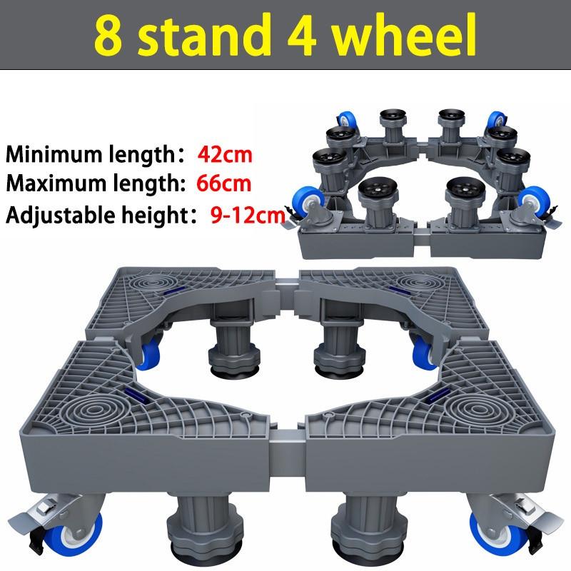 Suport Universal pentru Mașină de Spălat Uscător Reglabil Heavy Duty Suport pentru Frigider Bază Suport din Oțel Inoxidabil