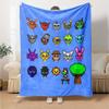 Sprunki Theme Printed Blanket - Perfect for Couch, Bed, Travel & Outdoor Use | Machine Washable, Cozy & Durable.