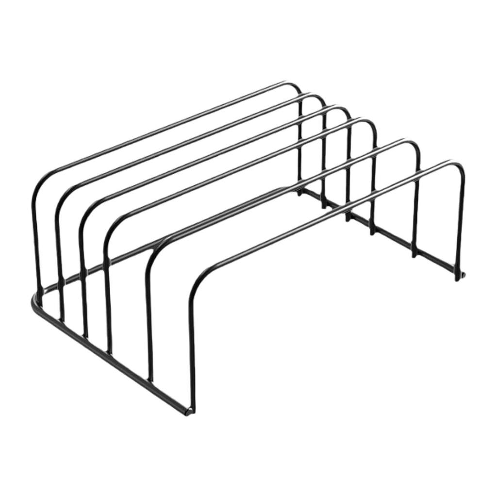 Kitchen Pot Lid Rack Cutting Board Storage Stainless Steel Cover Holder Multifunction