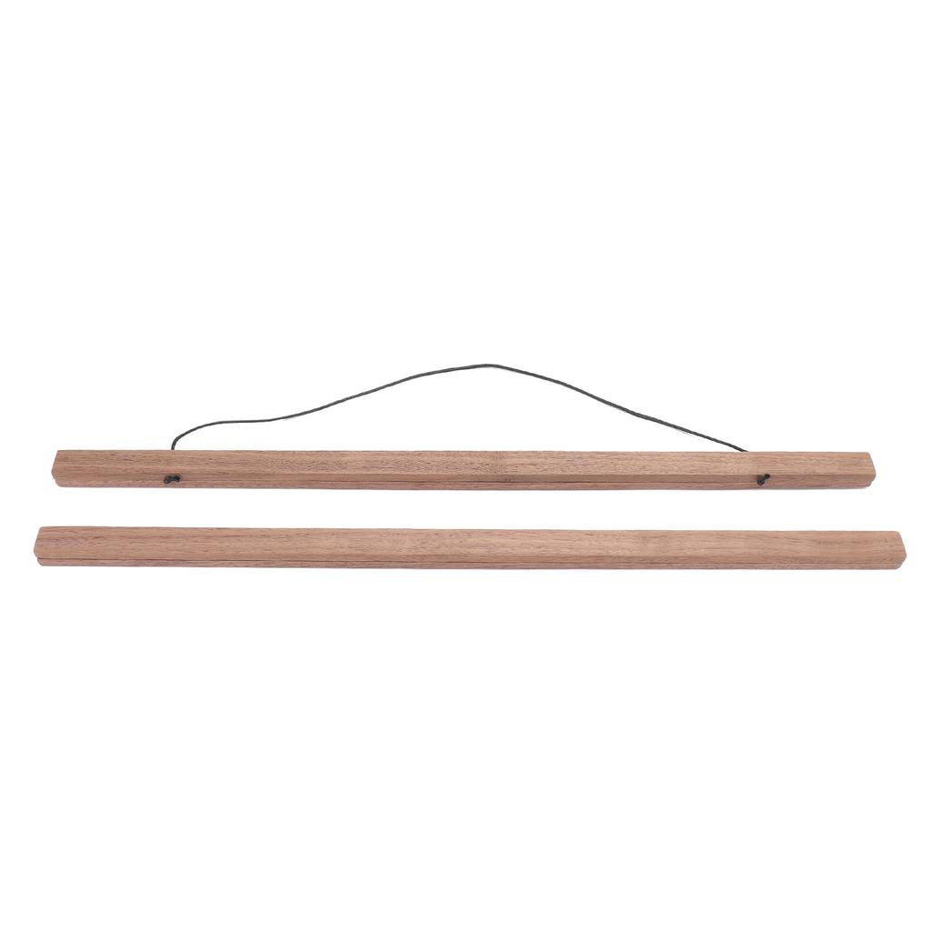Magnetic Poster Frame Hanger DIY Reusable Black Walnut Magnet Poster Frame for Posters Prints