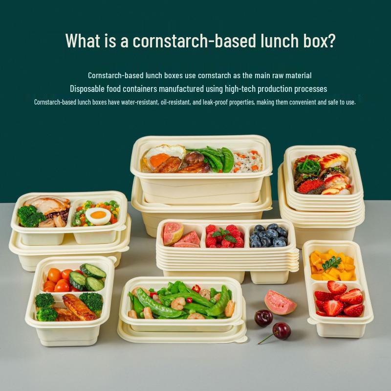 Disposable Corn Starch Takeout Containers