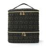 Modern Minimalist Double Layer Large Capacity Makeup Organizer For Travel And Home Use