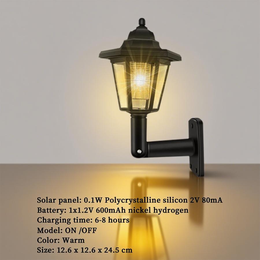 

1/2pcs Garden Lights Outdoor Solar Street Light Lightings Wall Light Fixture Leds for Lighting Outdoor Gardens Decoration 1pcs