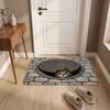 Water-absorbing Optical Illusion Doormat Non-slip Bedroom Door Rug Bathroom Carpet  Home Decor