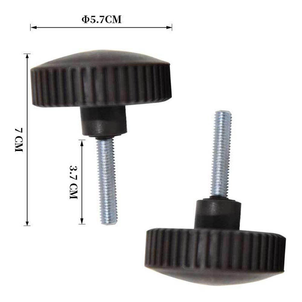 Pair of Plastic Screws and Bolt for Secure Attachment of Canopy Frame to For Garden Swing Chairs Practical Use