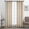 Curtains Natural Linen Curtains, Bedroom Living Room Multi-Color Semi-Blackout Curtains Finished Products