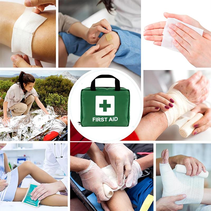 247-teiliges tragbares Mehrzweck-Erste-Hilfe-Set, geeignet für Outdoor, Reisen und andere multifunktionale Erste-Hilfe-Kits