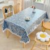 Rectangular Waterproof Coated Tablecloth Reusable Table Mat Table Protection Coat  Tea Table