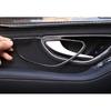 Interior Door Handle Cover Trim 4PCS For Mercedes-Benz GLC 2016-21 Carbon Fiber