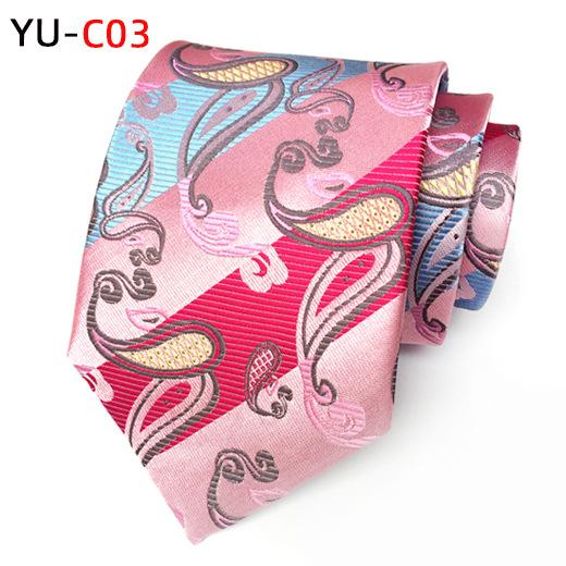 Large Waist Polyester Jacquard Men'S Tie, Wedding Tie