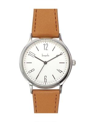 [Follow] Fragola Watch Sweatproof Belt 10 ATM Water Resistant Watch H01121S-1 SVCA Women's Brown