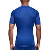 Adidas Logo Round Neck Short Sleeve T-Shirt Men Tops Blue CD7138