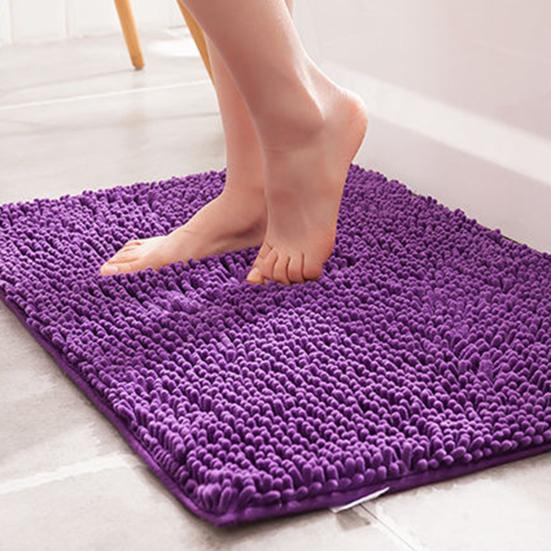 

Ковер Yousheng Door Carpet, однотонный, впитывающий, полиэстер, пыленепроницаемый, для улицы, для балкона розовый