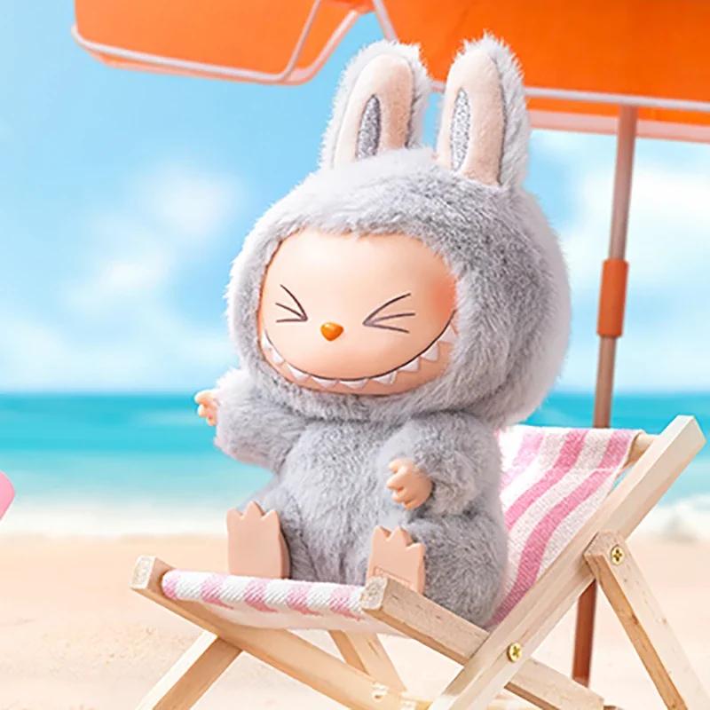 

LABUBU Серия «Монстры сидят» Виниловая подвеска Слепая коробка Аниме Фигурка Украшение Куклы Модель Подарок