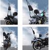 Motorcycle Rear Passenger  Seat With Detachable  Backrest Bar+Cushion Motor Accessories
