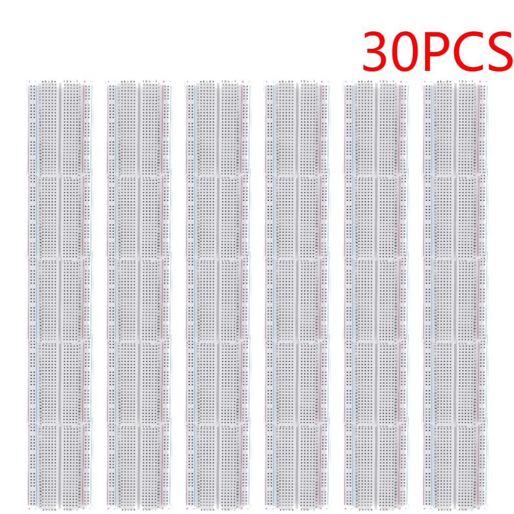 1-30pcs 400 Tie Points Solderless PCB Breadboard Spliceable Mini Universal Test Protoboard PCB Bread Board for Experiment Test R