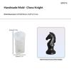 Stampo in Silicone Scacchi Internazionali 3D Stampo Candela Regina Re Artigianato in Gesso Resina Epossidica Stampo Morbido
