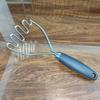 Stainless Steel Manual Potato Masher Wave Heavy Duty Mud Press Masher Multifunctional Durable Vegetable Crusher Children Food